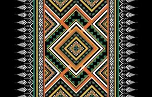 Vibrant Aztec Pattern Design Wallpaper