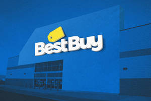 Vibrant Blue Best Buy Store Wallpaper