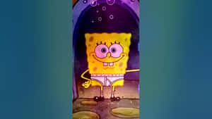 Vibrant Colors And Spongebob Designs, Perfect For A Stylish Laptop! Wallpaper