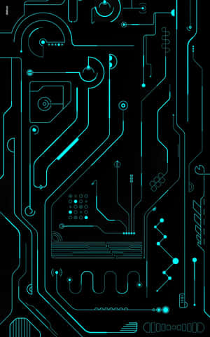 Vibrant Cyber Super Amoled Wallpaper