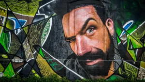 Vibrant Graffiti Illuminating The Streets Wallpaper