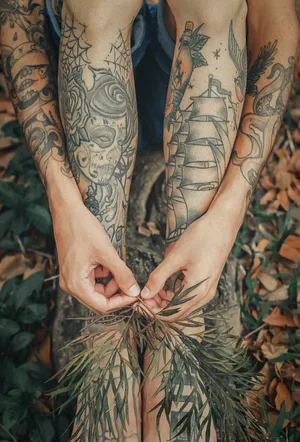 Vibrant Hd Tattoo Designs Adorning Arms And Legs Wallpaper