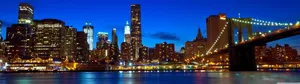 Vibrant Manhattan Cityscape During Sunset Wallpaper