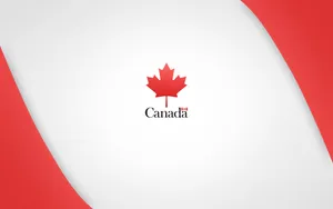 Vibrant Maple Leaf Art Symbolizing Canada Wallpaper