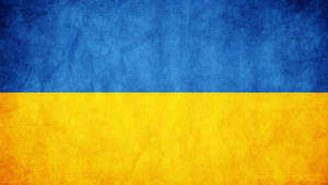 Vibrant National Flag Of Ukraine Wallpaper