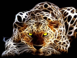 Vibrant Neon Animals In Their Natural Element Wallpaper