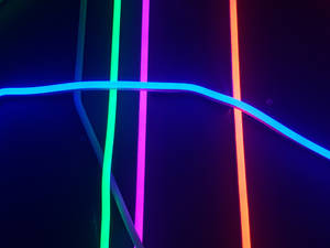 Vibrant Neon Cityscape Wallpaper