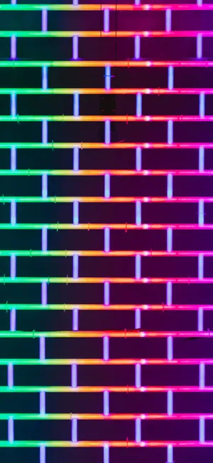 Vibrant Neon Lights Pattern Wallpaper