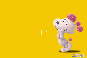 Vibrant Portrait Of Fifi From The Peanuts Movie Wallpaper