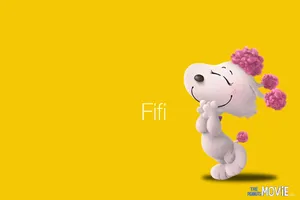 Vibrant Portrait Of Fifi From The Peanuts Movie Wallpaper