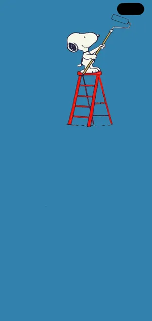 Vibrant Snoopy-designed Galaxy S10 Plus Smartphone. Wallpaper