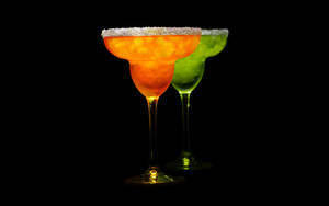 Vibrant Tequila Margarita With Fresh Citrus Wallpaper