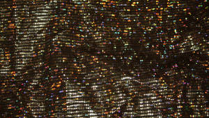 Vibrantly Reflective Holographic Fabric Texture Wallpaper