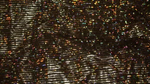 Vibrantly Reflective Holographic Fabric Texture Wallpaper