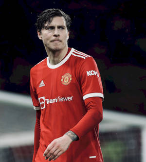 Victor Lindelof Manchester United Portrait Wallpaper