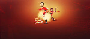 Victor Lindelof Manchester United Wallpaper Wallpaper