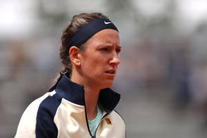 Victoria Azarenka Looks To The Side Wallpaper