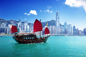 Victoria Harbour China Wallpaper