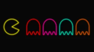 Video Game Pac Man And The Ghosts Wallpaper