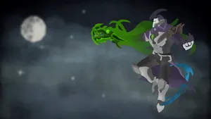 Video Game Paladins Androxus Accursed Arm Vector Art Wallpaper
