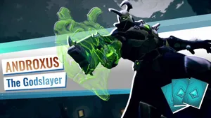Video Game Paladins Androxus The Godslayer Poster Wallpaper