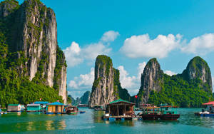 Vietnam Ha Long Fishing Wallpaper