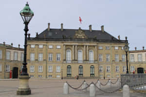 View In Amalienborg Palace Wallpaper