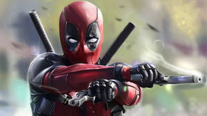 Vigilante Action With Deadpool Wallpaper