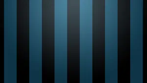 Vignette Blue And Black Striped Pattern Wallpaper