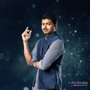 Vijay Hd Portrait Poster Wallpaper