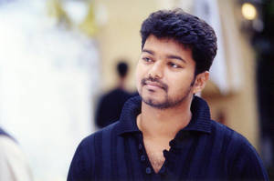 Vijay Hd Smart Casual Look Wallpaper