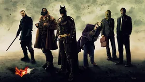 Villains Of The Dark Knight Trilogy Wallpaper
