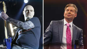 Vince Mcmahon And Billy Corgan Wallpaper