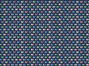 Vineyard Vines Whale Pattern Wallpaper