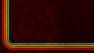 Vintage Aesthetic Colors Border Wallpaper