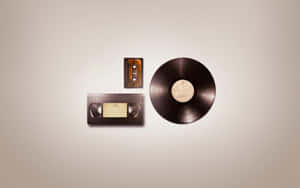 Vintage Audio Formats Wallpaper