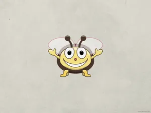 Vintage Bee Artwork Wallpaper
