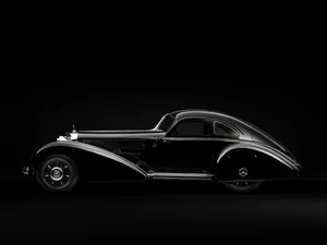Vintage Black 540 Benz 4k Wallpaper