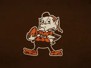 Vintage Cleveland Browns Elf Wallpaper