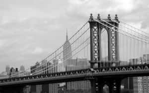 Vintage Desktop Manhattan Bridge Wallpaper
