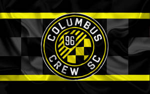 Vintage Emblem Of Columbus Crew Soccer Club Wallpaper