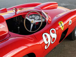 Vintage Ferrari 500 Trc Wallpaper