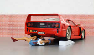 Vintage Ferrari F40 Wallpaper