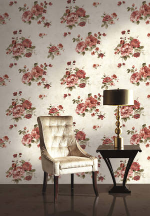 Vintage Flower Home Wall Wallpaper