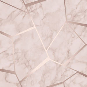 Vintage Pink Gold Marble Wallpaper