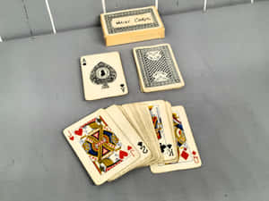 Vintage Whist Playing Cards Wallpaper