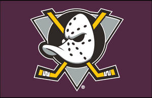 Violet Aesthetic Anaheim Ducks Symbol Wallpaper