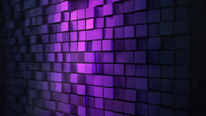 Violet Cube Background Image Wallpaper