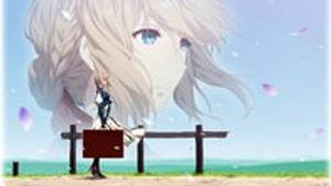 Violet Evergarden Is Viewing The Beauty Of The Sky. Wallpaper