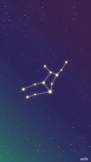 Virgo Constellation Starry Aesthetic Wallpaper